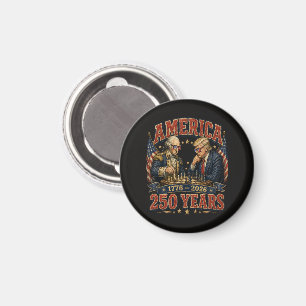 Patriotic Chess 250 Magnet