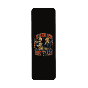 Patriotic Chess 250 Return Address Label