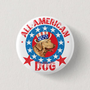 Patriotic Chessie 3 Cm Round Badge