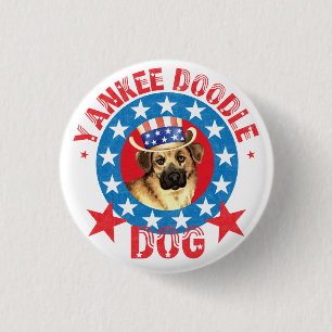 Patriotic Chinook 3 Cm Round Badge