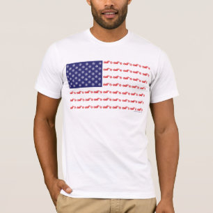Patriotic Chooper Bike T-Shirt