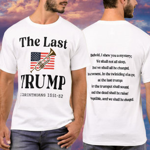 Patriotic Christian Trump Rapture Bible Verse  T-Shirt