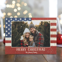 Patriotic Christmas 1 photo American Flag