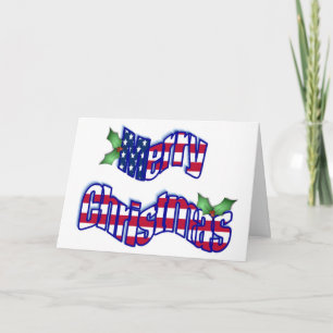 Patriotic Christmas Card