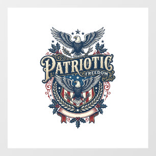 Patriotic Christmas Vector Graphic Tee (2)