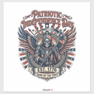 Patriotic Chrome Reaper Dark Patriot Skeleton & Re