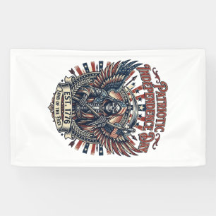 Patriotic Chrome Reaper Dark Patriot Skeleton & Re Banner