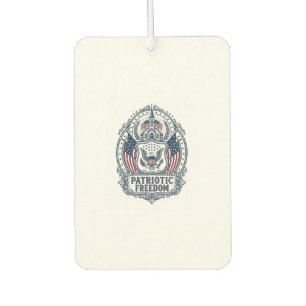 Patriotic Church Camp Vector Graphic Tee Car Air Freshener