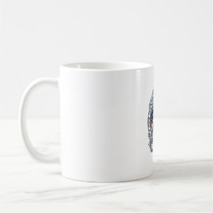 Patriotic Church Camp Vector Graphic Tee Coffee Mug