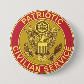PATRIOTIC CIVILIAN SERVICE 7.5 CM ROUND BADGE