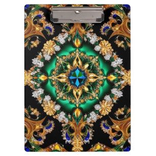 Patriotic Clipboard with Brazilian Colours