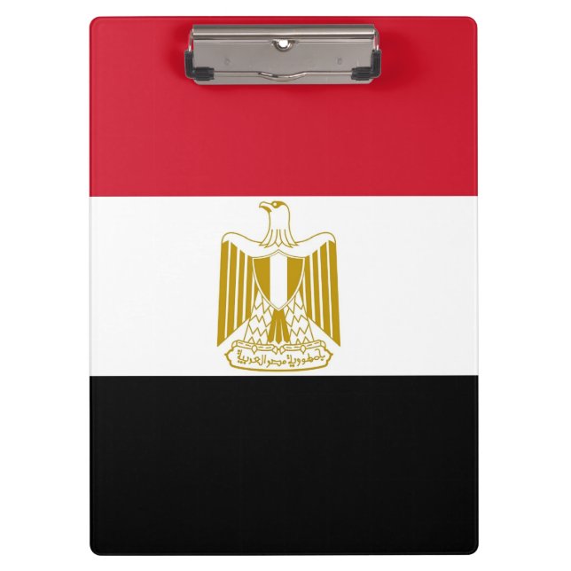 Patriotic Clipboard with flag of Egypt (Front)