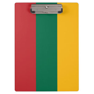 Patriotic Clipboard with flag of Lithuania