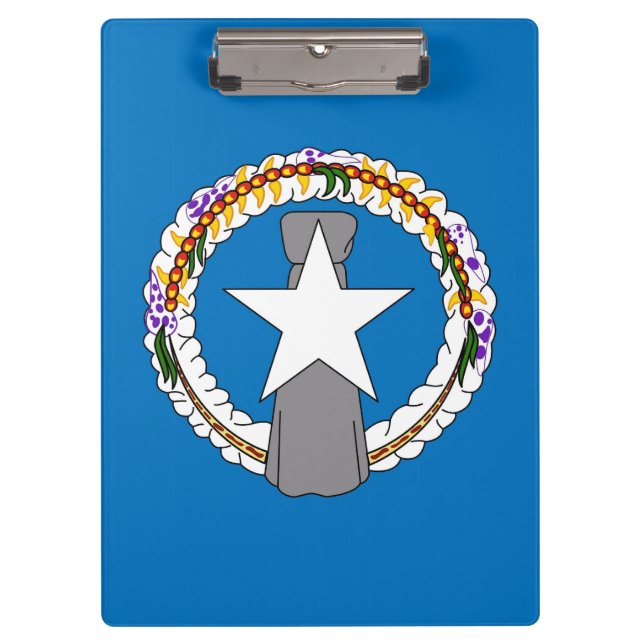 Patriotic Clipboard with flag of Northern Mariana (Front)