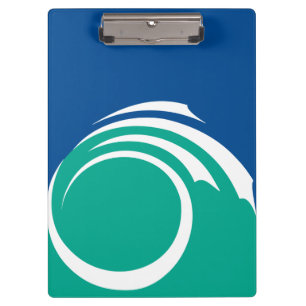 Patriotic Clipboard with flag of Ottawa, Canada