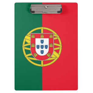 Patriotic Clipboard with flag of Portugal