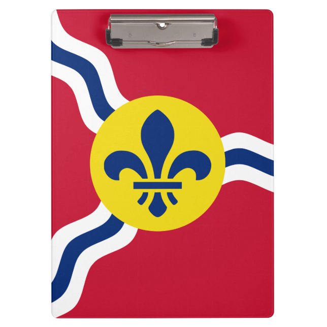 Patriotic Clipboard with flag of St. Louis (Front)