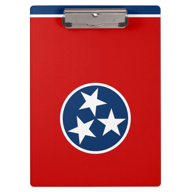 Patriotic Clipboard with flag of Tennessee (Front)