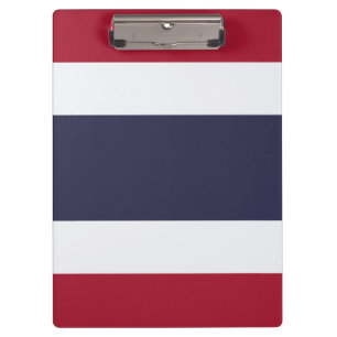 Patriotic Clipboard with flag of Thailand