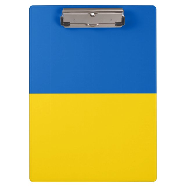 Patriotic Clipboard with flag of Ukraine (Front)