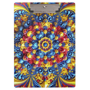 Patriotic Clipboard with Romanian Colours