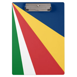 Patriotic Clipboard with Seychelles Colors