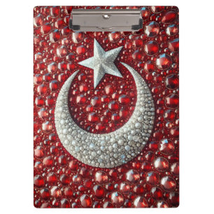 Patriotic Clipboard with Turkish Colours