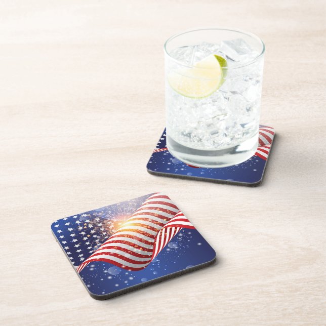 Patriotic Coaster Set (Right Side)