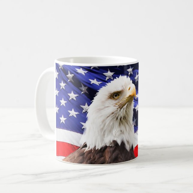 Patriotic Coffee Mug (Front Left)