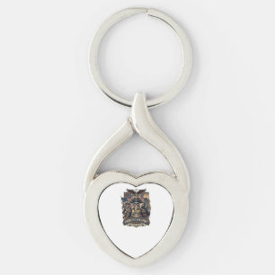 Patriotic Colonial Skull Commander Dark Patriot Sk Key Ring