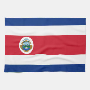 Patriotic Costa Rica Flag Tea Towel