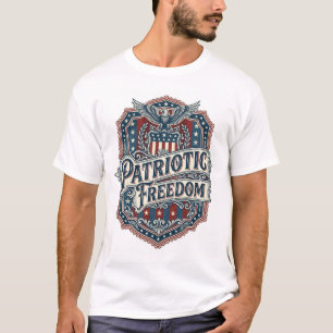 Patriotic Country Gospel Vector Graphic Tee
