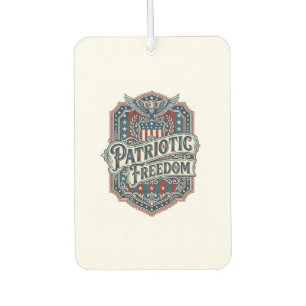 Patriotic Country Gospel Vector Graphic Tee Car Air Freshener