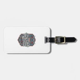 Patriotic Country Gospel Vector Graphic Tee Luggage Tag