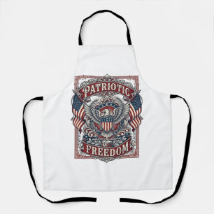 Patriotic County Parade Vector Graphic Tee_1 Apron