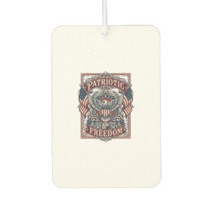 Patriotic County Parade Vector Graphic Tee_1 Car Air Freshener