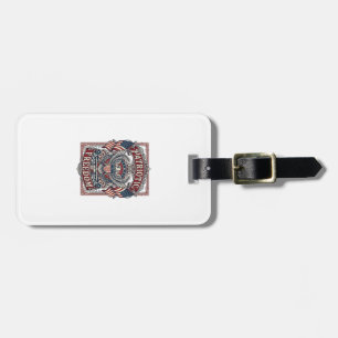 Patriotic County Parade Vector Graphic Tee_1 Luggage Tag