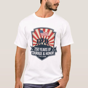 Patriotic Courage Honor Anniversary American T-Shirt