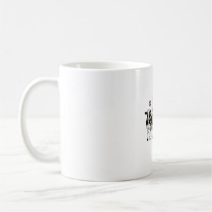 Patriotic Cow Lineup Vintage Vector Shirt Design_1 Coffee Mug