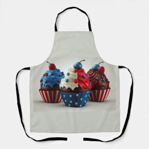 Patriotic Cupcakes Apron