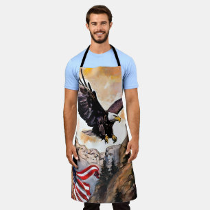 Patriotic Custom Chef Aprons,  #FATHERSDAYGift USA Apron