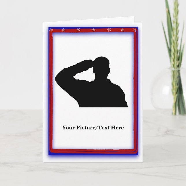 Patriotic Customisable Cutout Cards (Front)