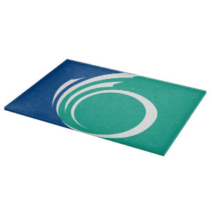 Patriotic cutting board with Flag of Ottawa