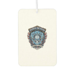 Patriotic Cyber Liberty Skull Cyberpunk Future Fre Car Air Freshener