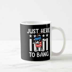 Patriotic dabbing firecracker usa for july fourth  coffee mug
