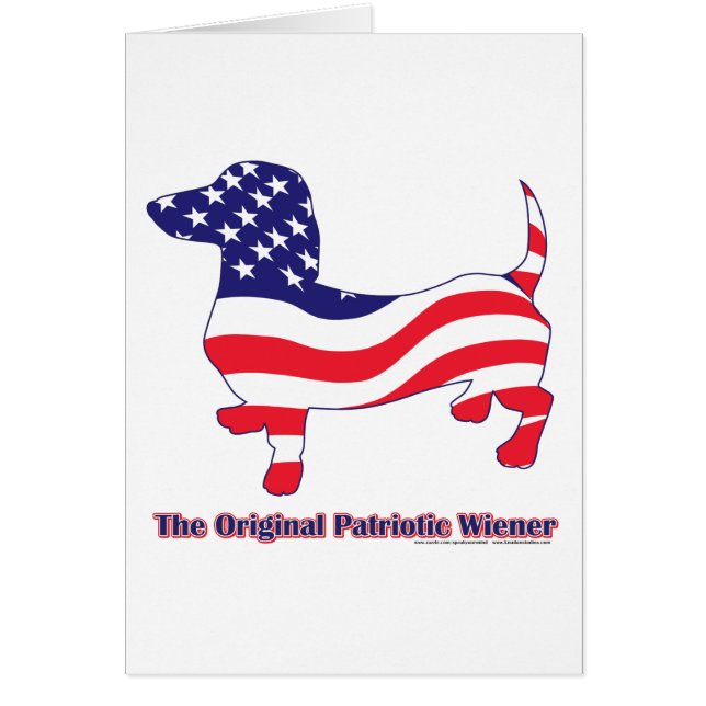 Patriotic Dachshund - Doxie (Front)
