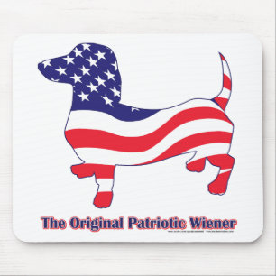 Patriotic Dachshund - Doxie Mouse Pad