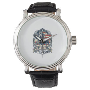 Patriotic Dachshund Vector Graphic Tee_1 Watch