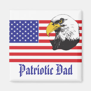 Patriotic Dad/Father's Day Magnet