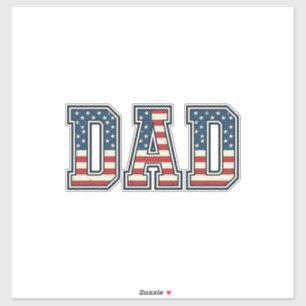 Patriotic Dad Flag Lettering Vector Design_1